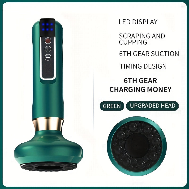 Appareil de massage Gua Sha rechargeable USB – 6 vitesses