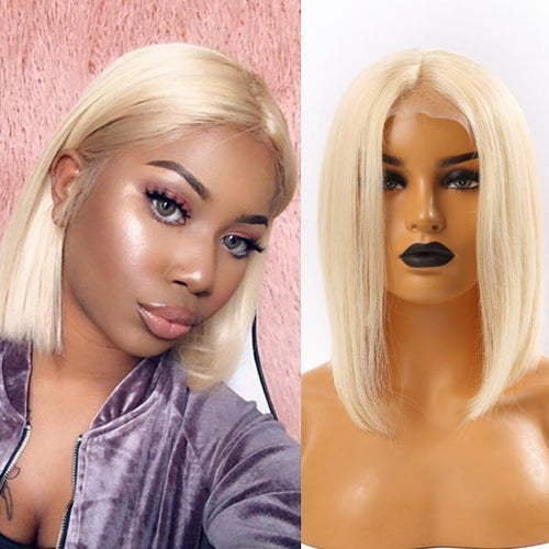 Perruque BOB - Brésilienne - Lisse - Blonde-1