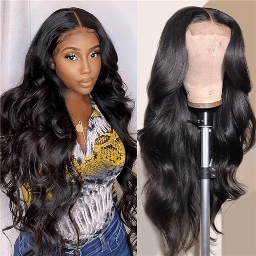 Perruque closure lace valentina - Cheveux humains raw vierges ondulés-1