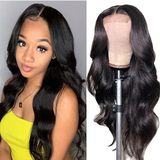 Perruque closure lace valentina - Cheveux humains raw vierges ondulés-2