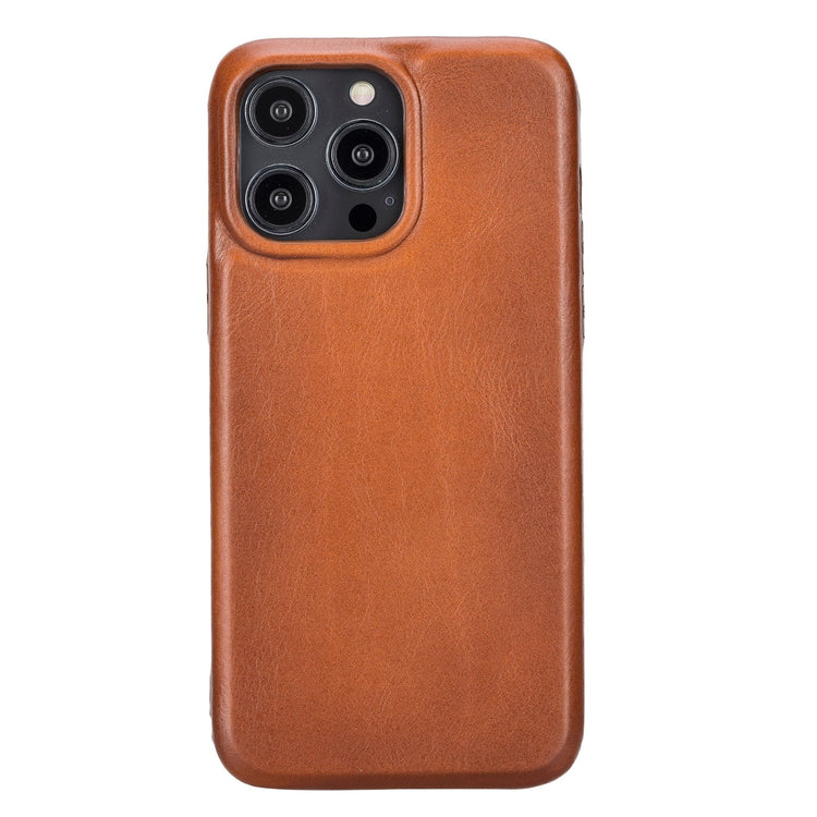 Coque en cuir Pinedale compatible MagSafe pour iPhone 15